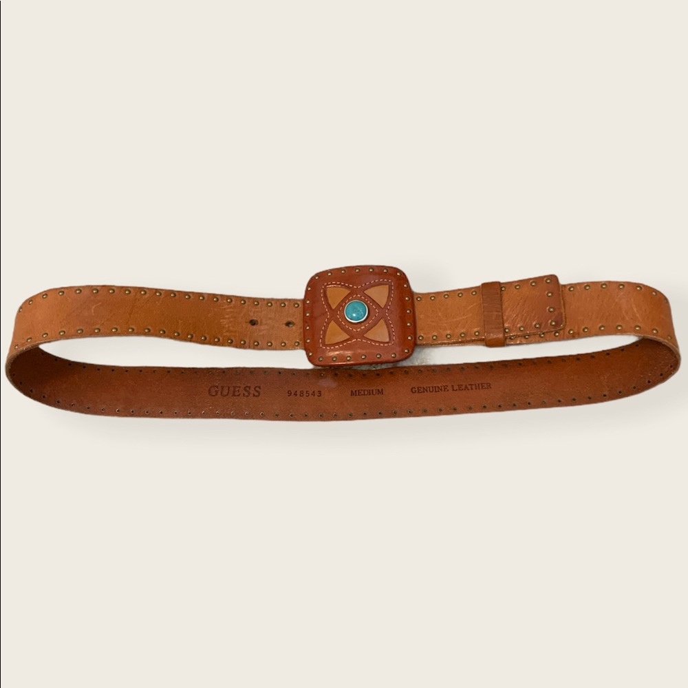 Guess genuine leather vintage belt